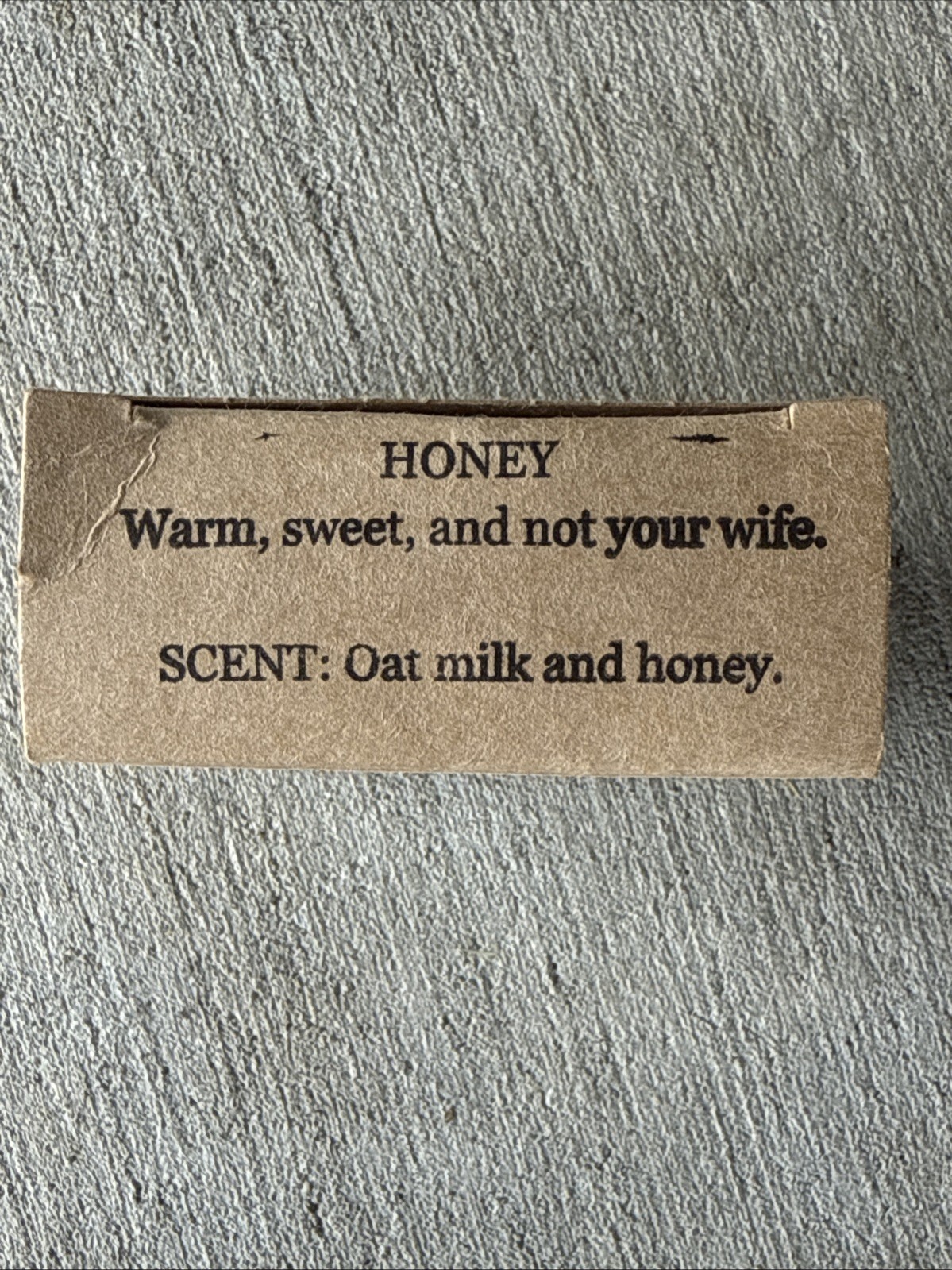 “Lot Lizard” Raw Goats Milk Soap For Truckers. All Natural New Unused In Box