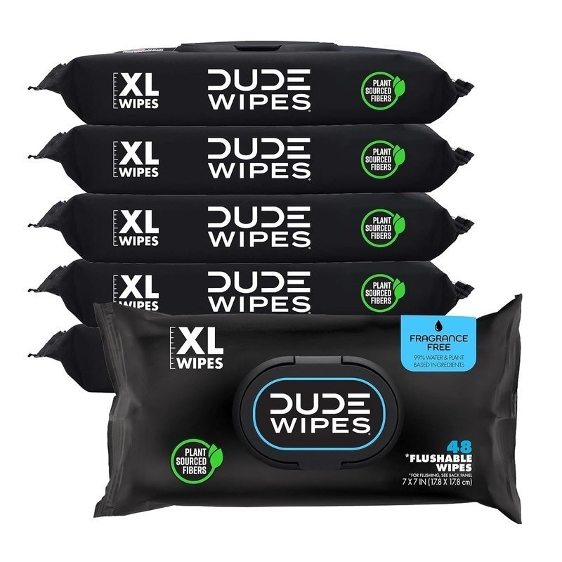 Extra Large Flushable Wipes Biodegradable Plant Based Aloe Vera 288 Count New