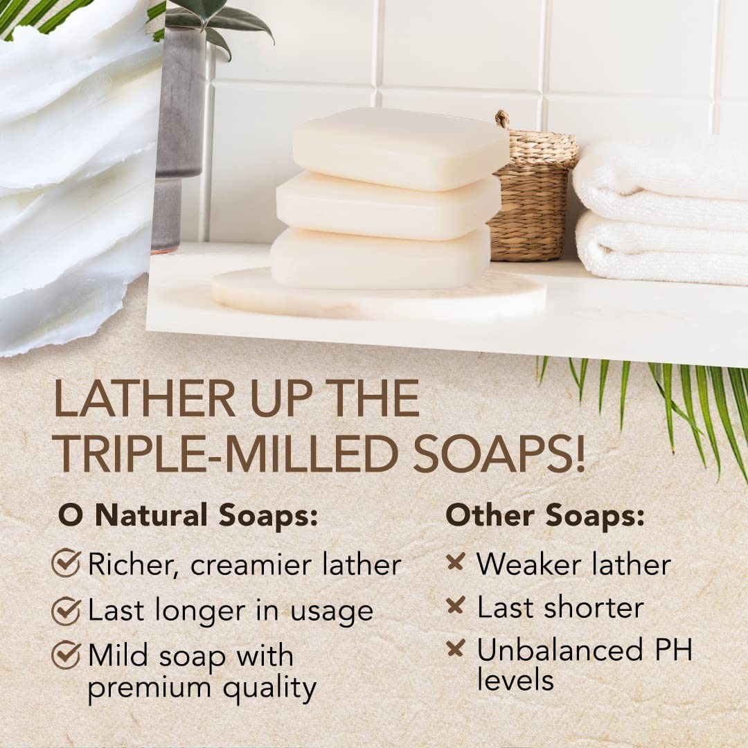 Organic 4oz Soap Bars – 100% , Cold Process Moisturizer – Gift Set