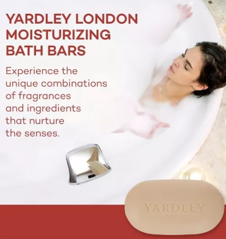 Yardley London Cocoa Butter Moisturizing Bath Bar 4.0 Oz