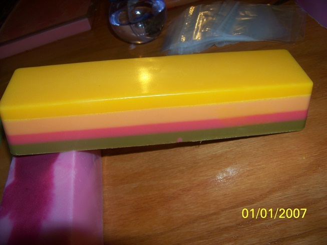 LOT OF 2…HOMEMADE GOATS MILK/SHEA/ COCOA/MANGO BUTTER SOAP 2.5lb Loaves U-PICK