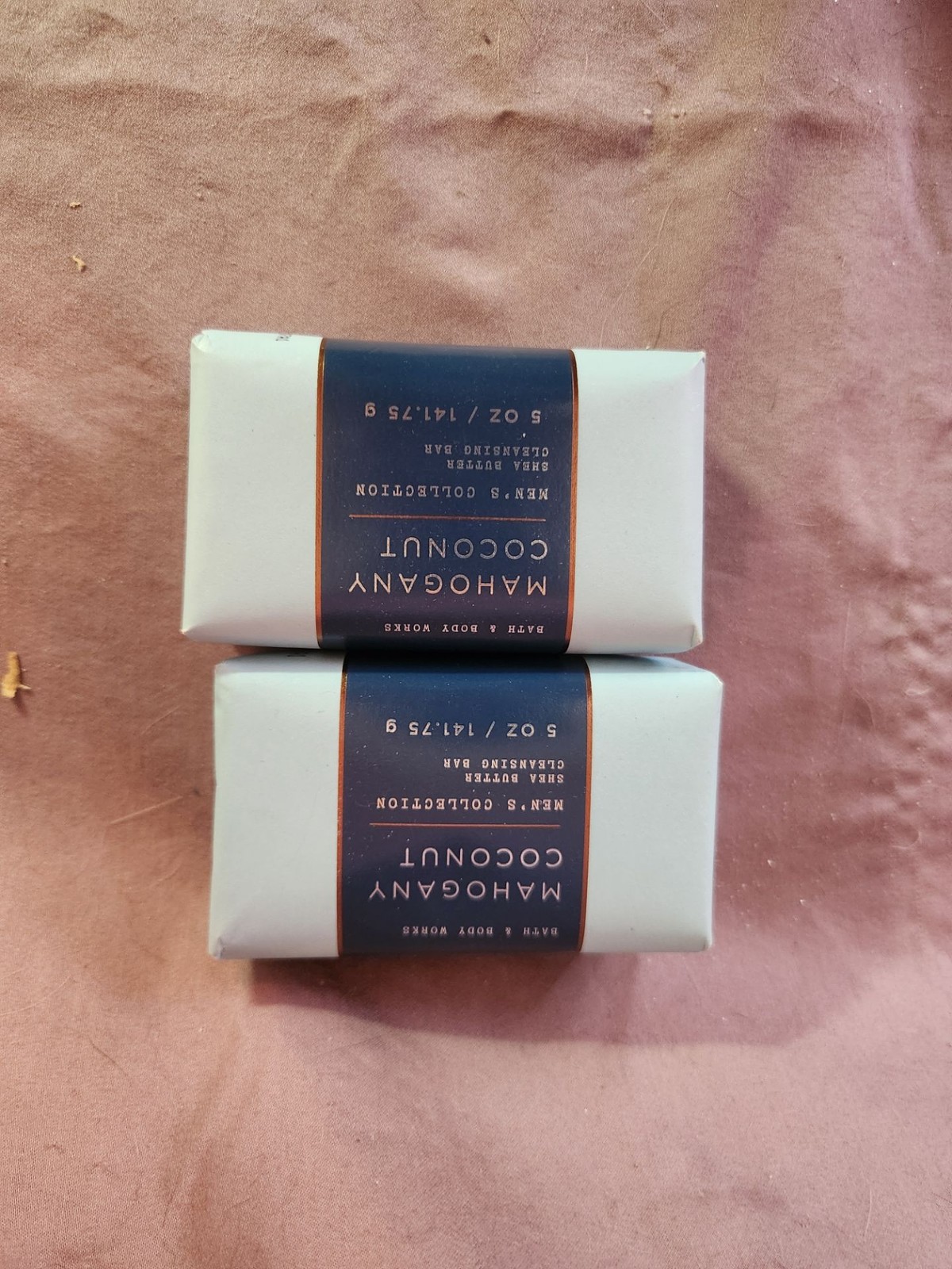 Set of 2 Bath & Body Works Mahogany Coconut Men’s Shea Butter Cleansing Bars