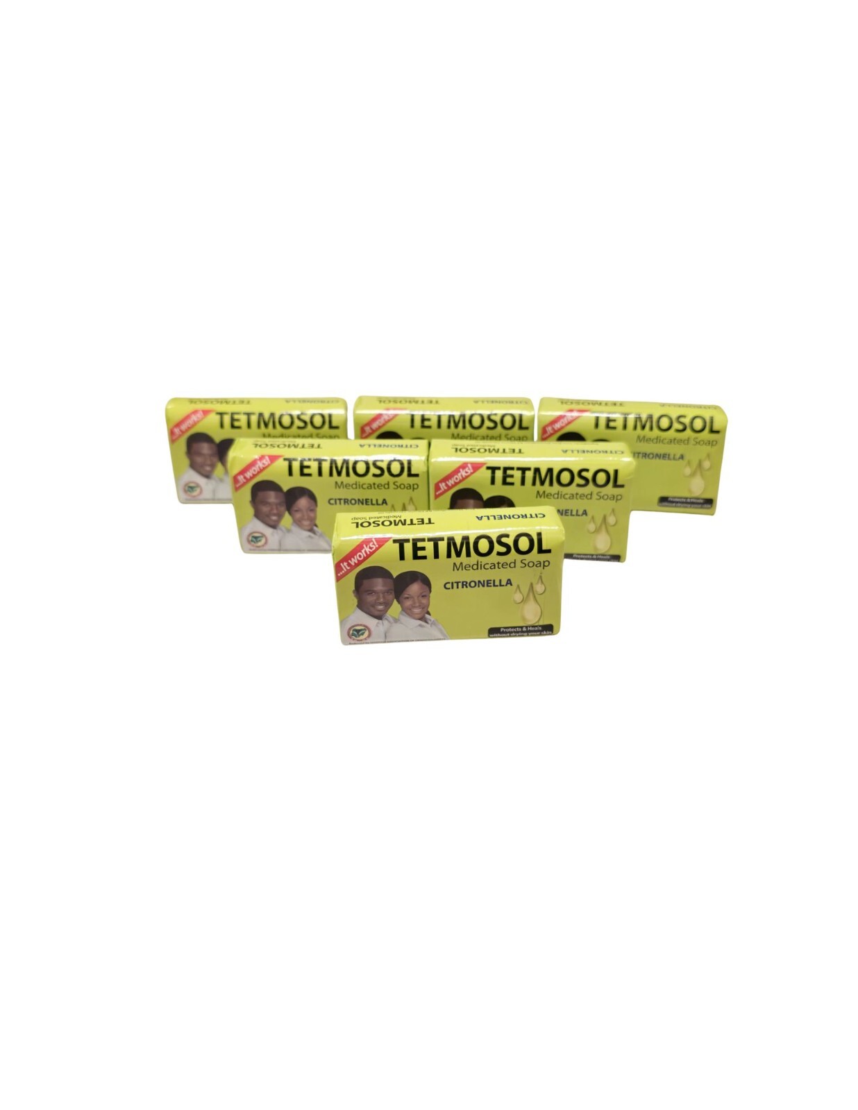 6 X Tetmosol Medicated Soap Citronella 120g LOT OF 6 SOAPS. USA SELLER