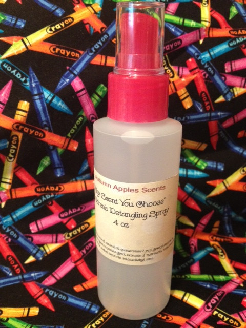 Detangler / Leave in Conditioner! Any scent you choose from over 1000!! 4 oz
