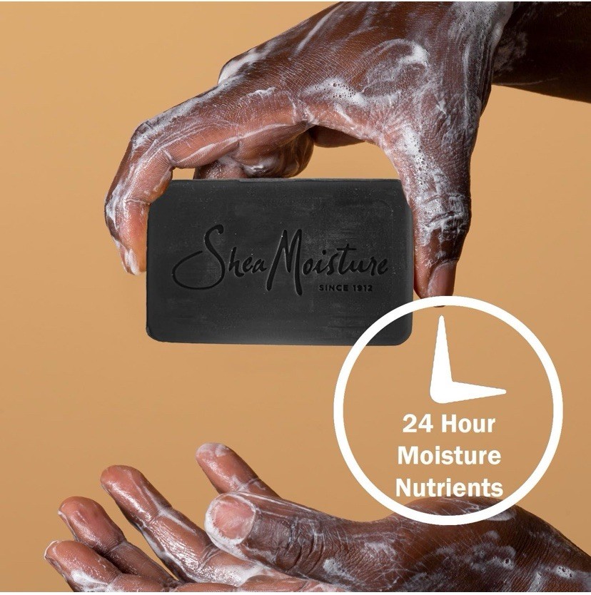 (2) SheaMoisture Plant-based African Black Soap Calm&Clearing Bar Soap 8oz/227g