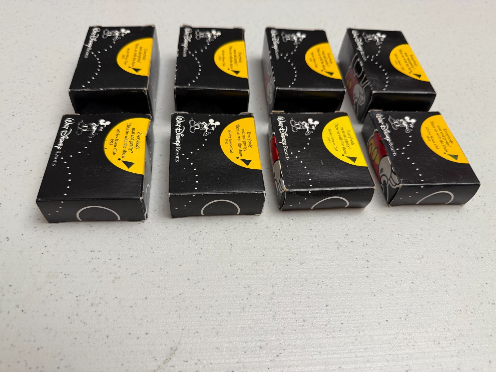 Walt Disney Resorts Lot Of ( 8) 4 Facial & 4 Bath Bar Soap Mickey Mouse 1955