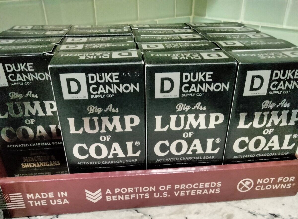 Duke Cannon Supply Co. Lump of Coal Big Ass Brick Bar Soap 10 oz