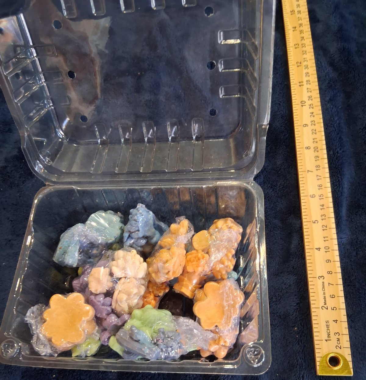 Handcrafted Succulent Shaped Soap Variety Lot 0.71 lb Mixed Scent Guest Soaps