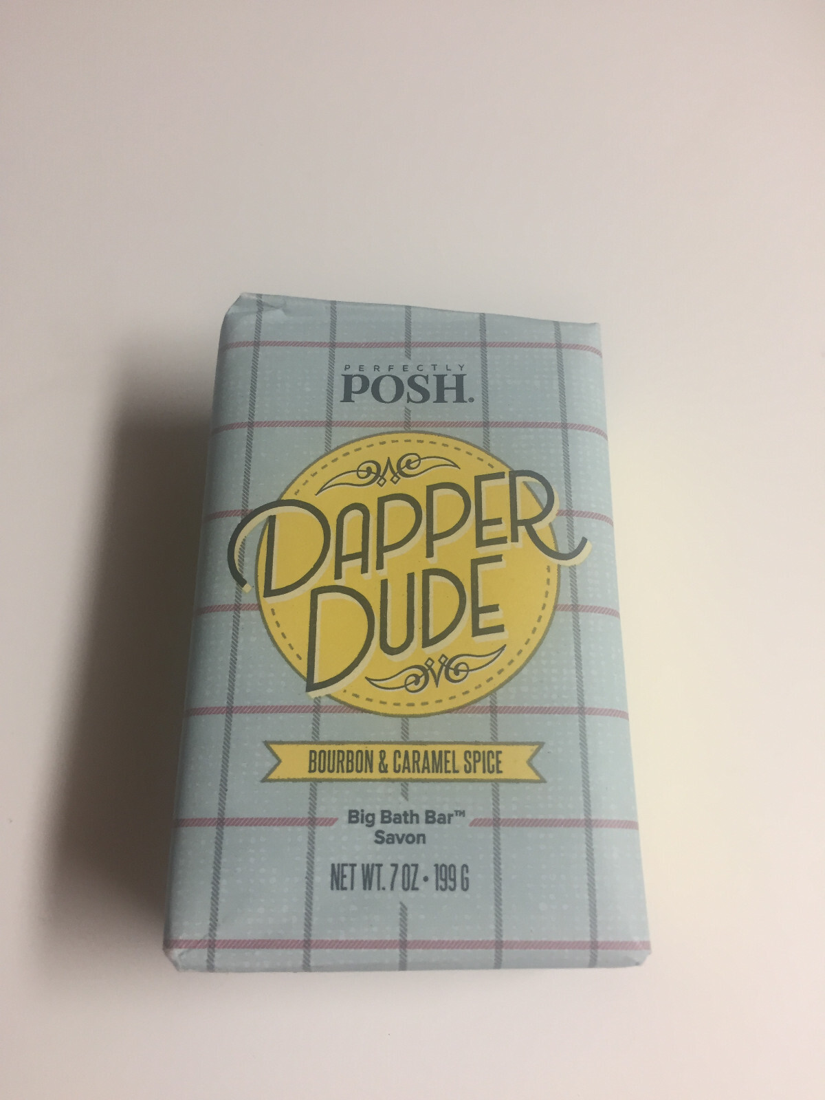 Perfectly Posh ~ Dapper Dude ~ Big Bath Bar Soap 7 oz ~ NEW ~ Retired