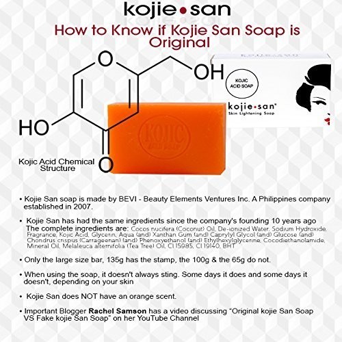 Moisturizing Kojic Acid Soap Bars – Brightening Dark Spot Treatment – Pack of 4