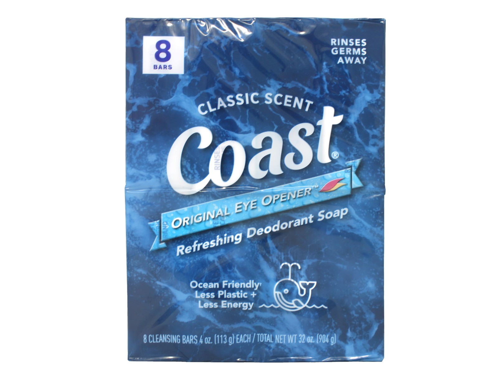 3 Pack of COAST BATH BAR 8PK PACIFIC 4OZ