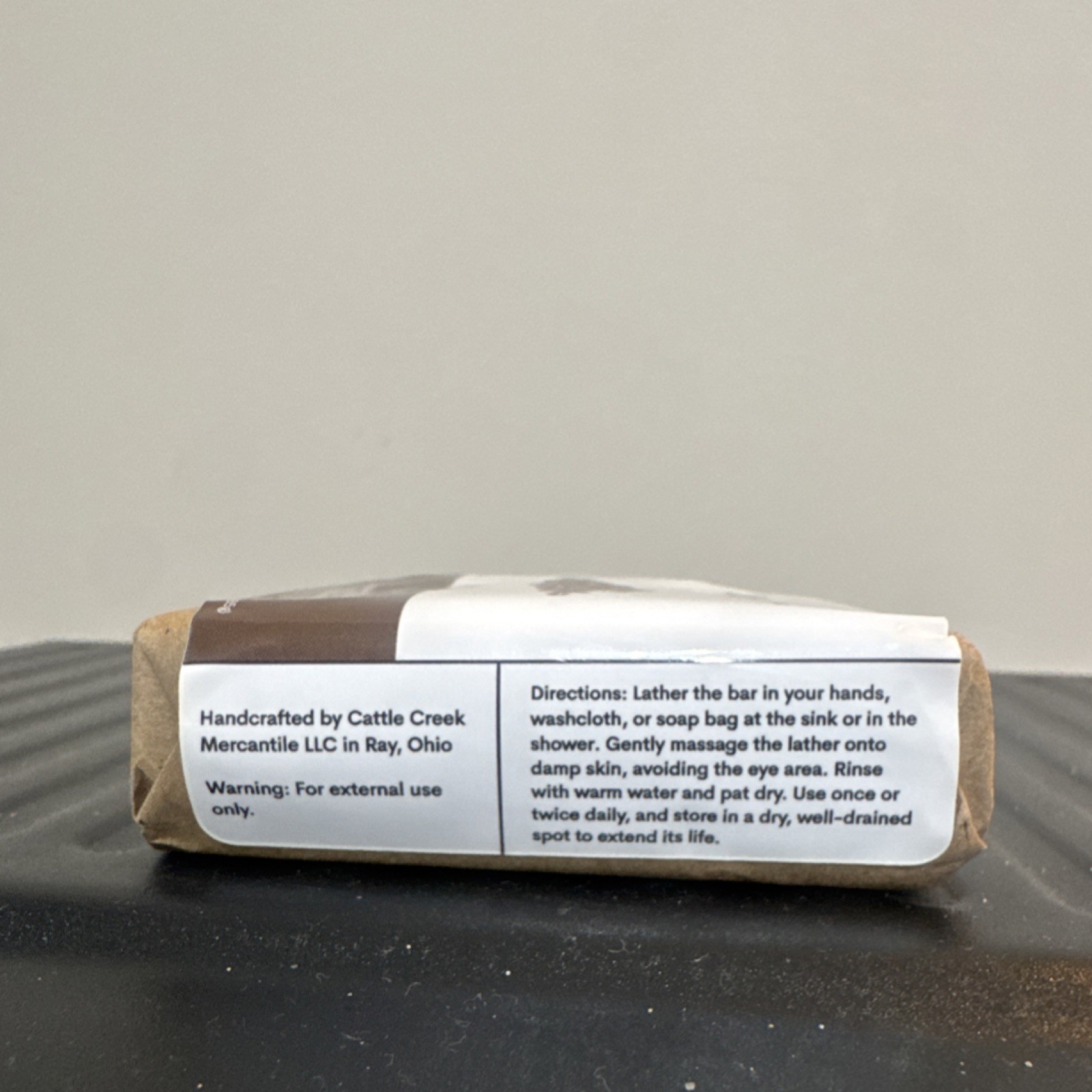 Cattle Creek Mercantile Java Coffee Bath Soap Bar Handcrafted 3oz (85g)