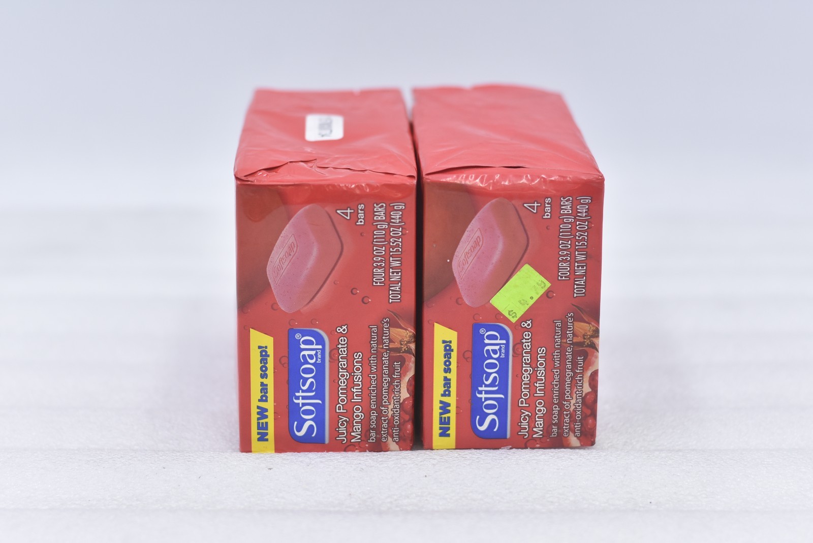 Lot of 2 Softsoap Juicy Pomegranate & Mango Infusions Bar Soap – 4 Pack