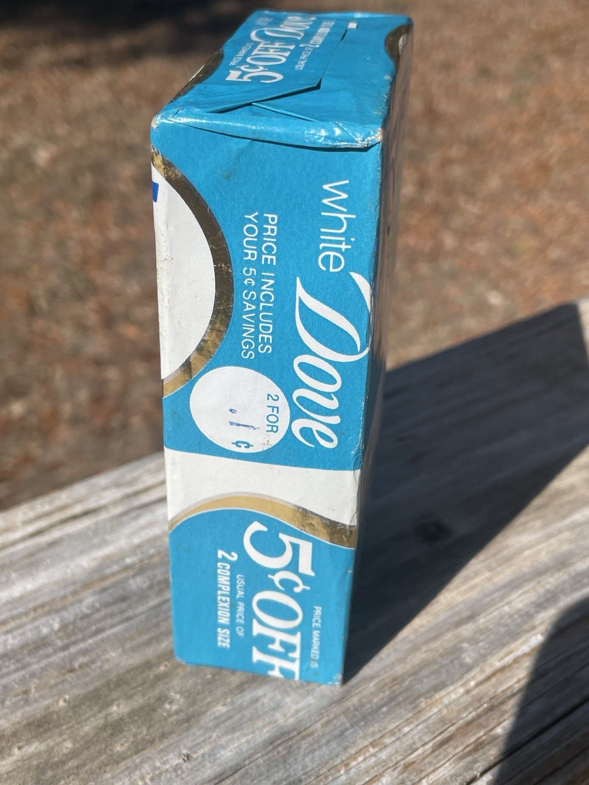 2 Bars Vintage Dove Beauty Soap Bath Bar White 1/4 Moisturizing Cream NOS 7.5oz