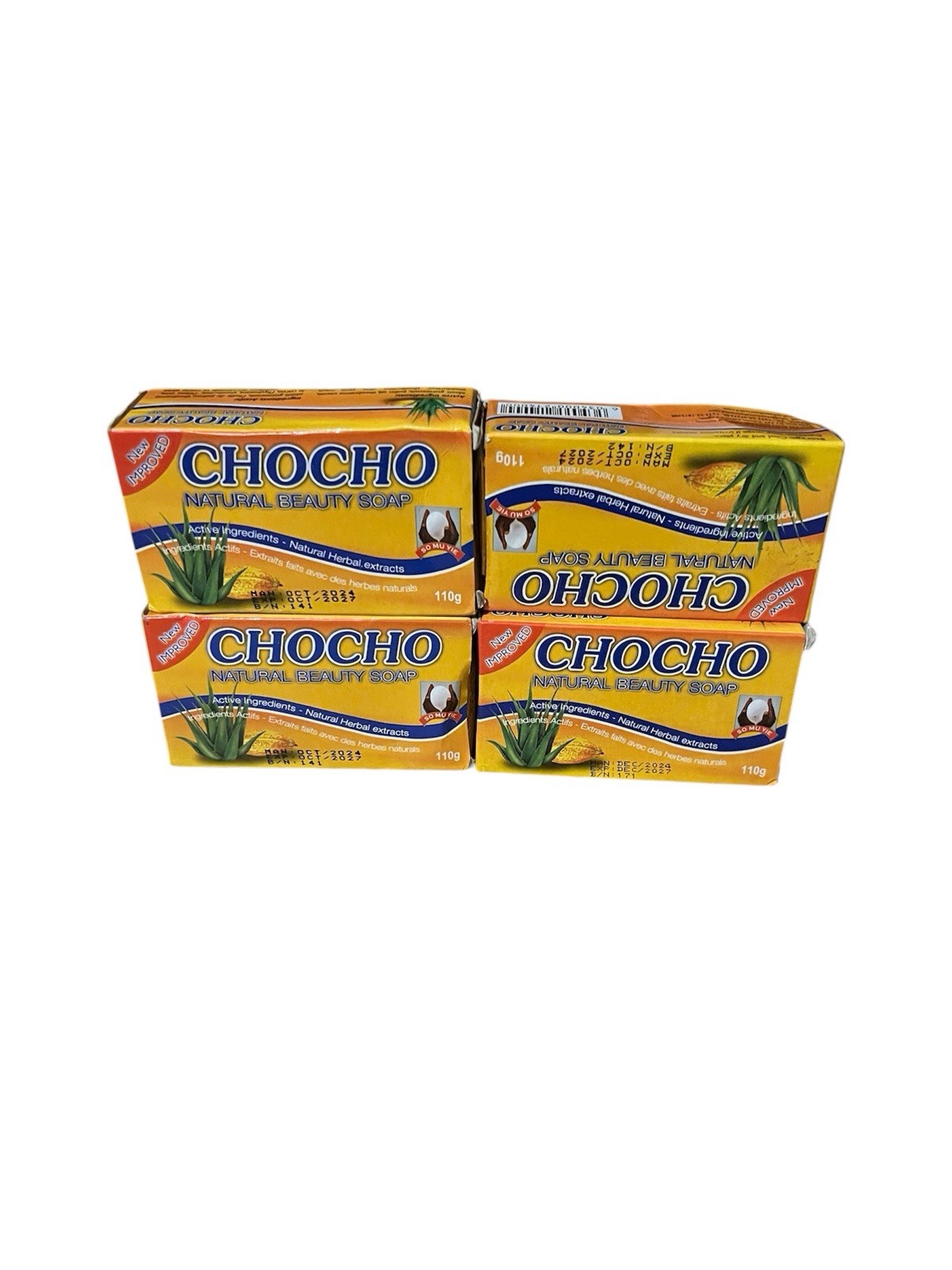 CHOCHO Natural Beauty Soap -(4pcs)