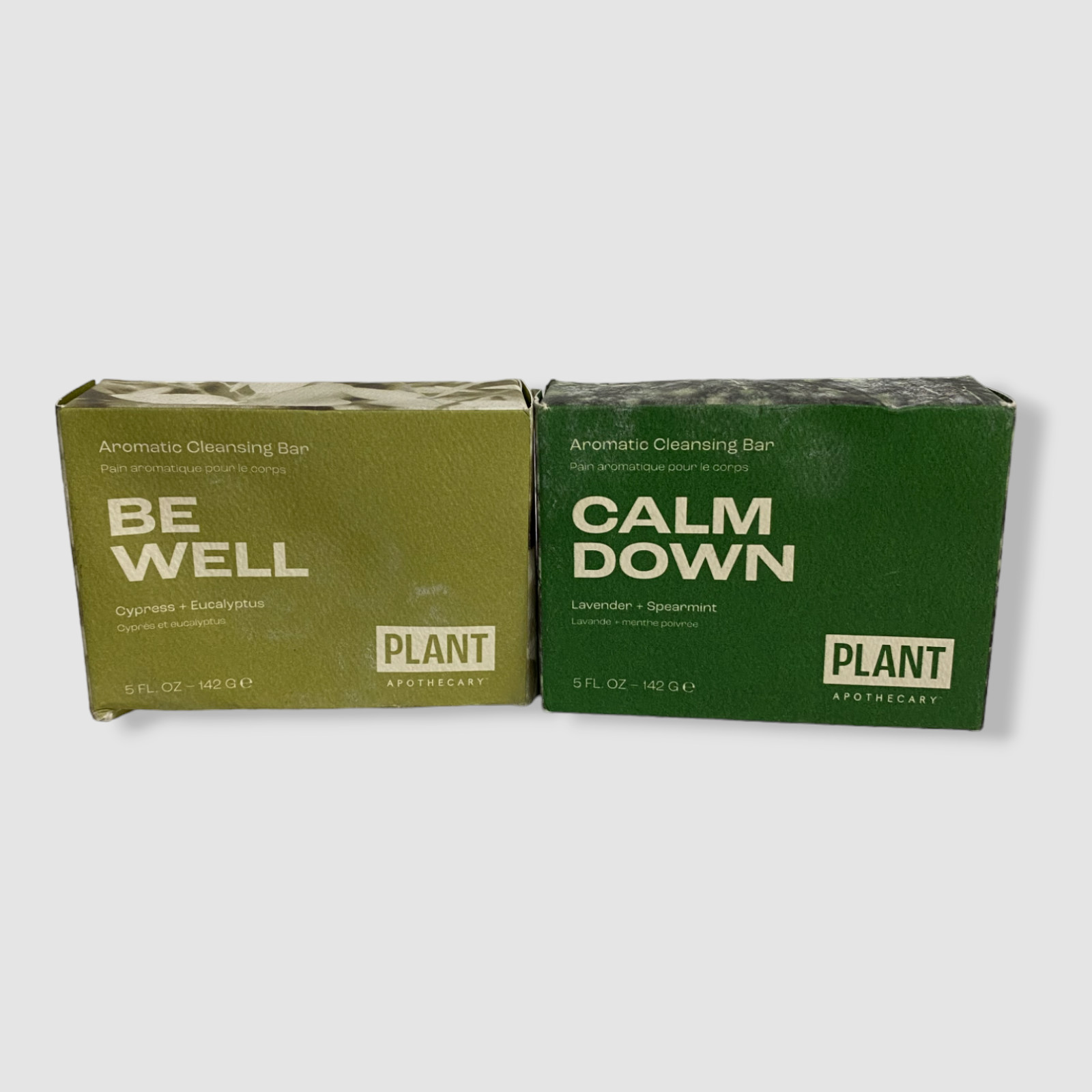 $30 Plant Apothecary BE WELL + CALM DOWN Moisturizing Body Bar 2-Pack | 5 fl.oz.