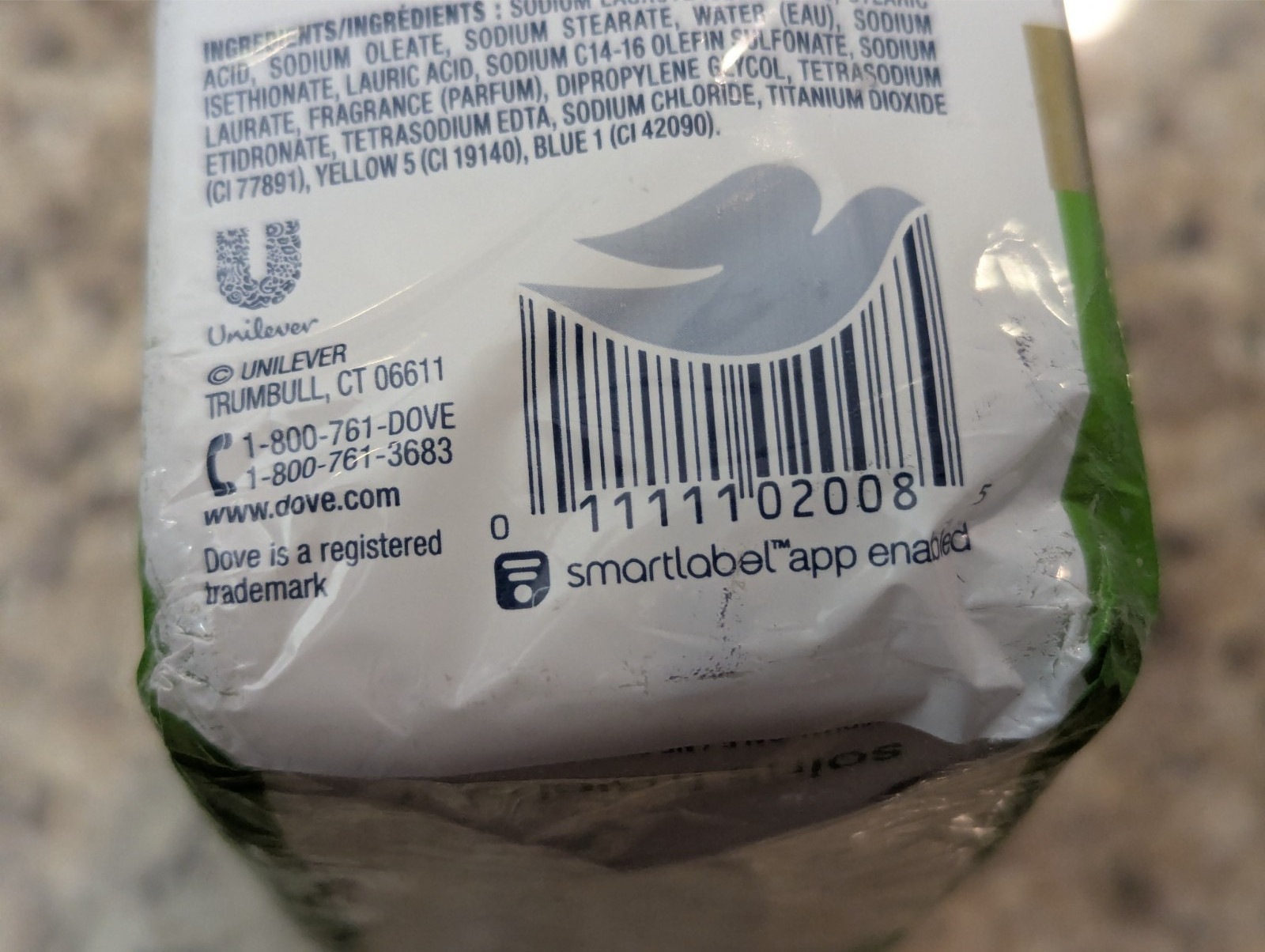 Dove Skin Care Beauty Soap Bar Cucumber Green Tea 3.75 oz x 14 Bars