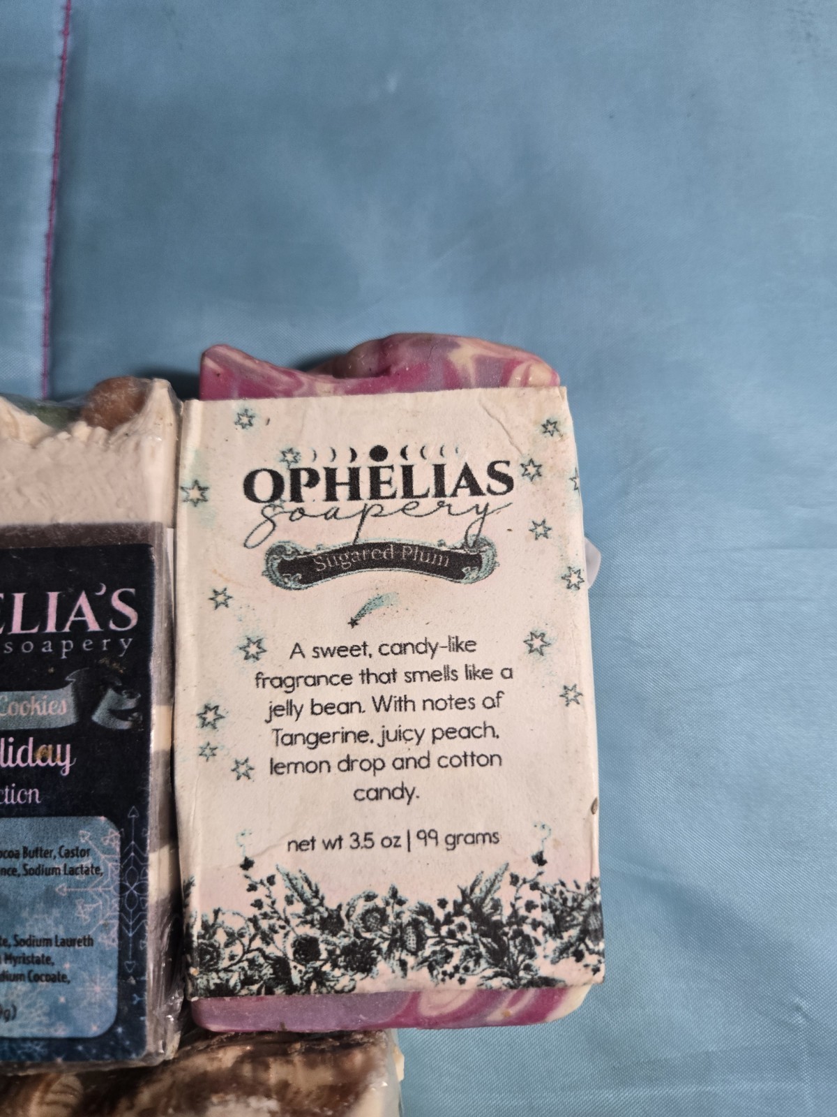 Ophelias Handmade Bar Soap Set Of 3 Various Scents New Luxury