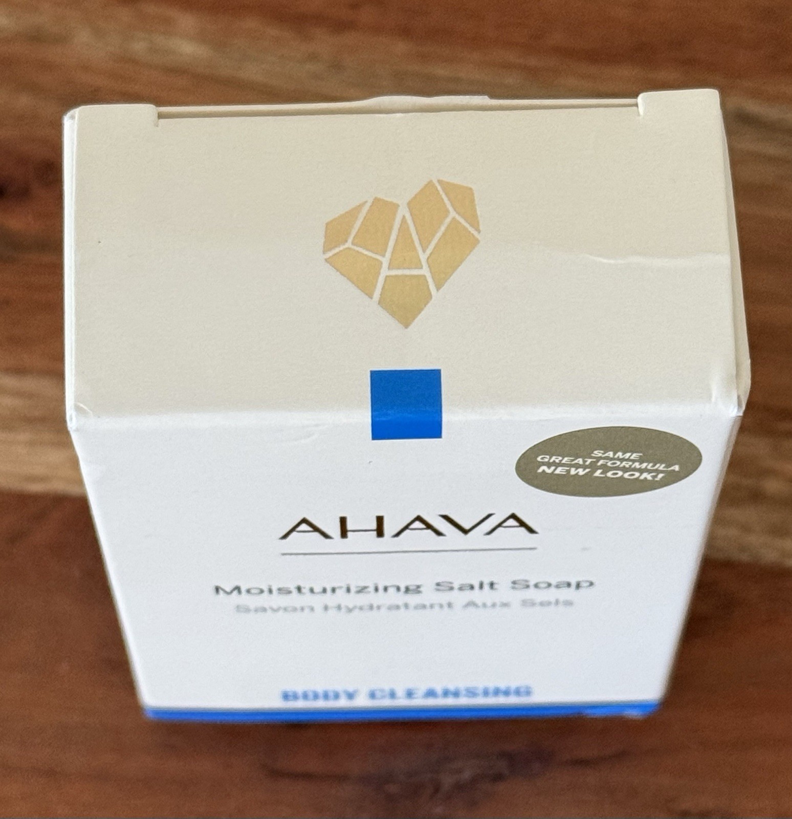 AHAVA – DEADSEA SALT Moisturizing Salt Soap Bar BODY CLEANSING 3.4oz NIB