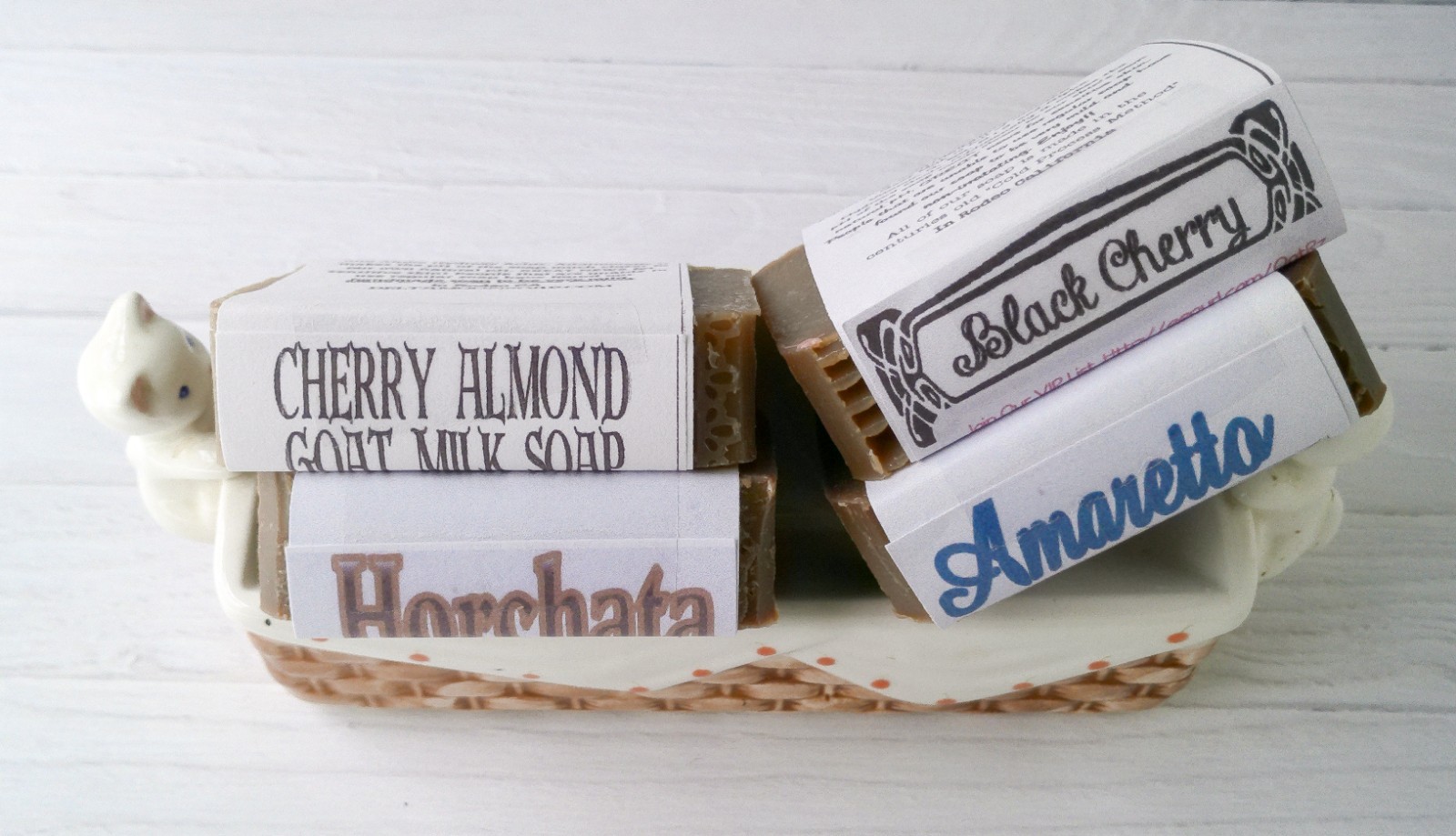 Lot Of 4 Sweet Goat Milk Soaps, + samples, ships fast