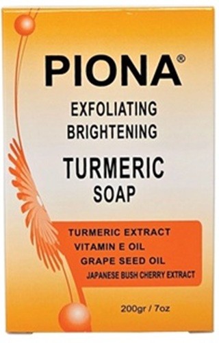 PIONA Exfoliating Brightening TURMERIC Soap 7 Oz.