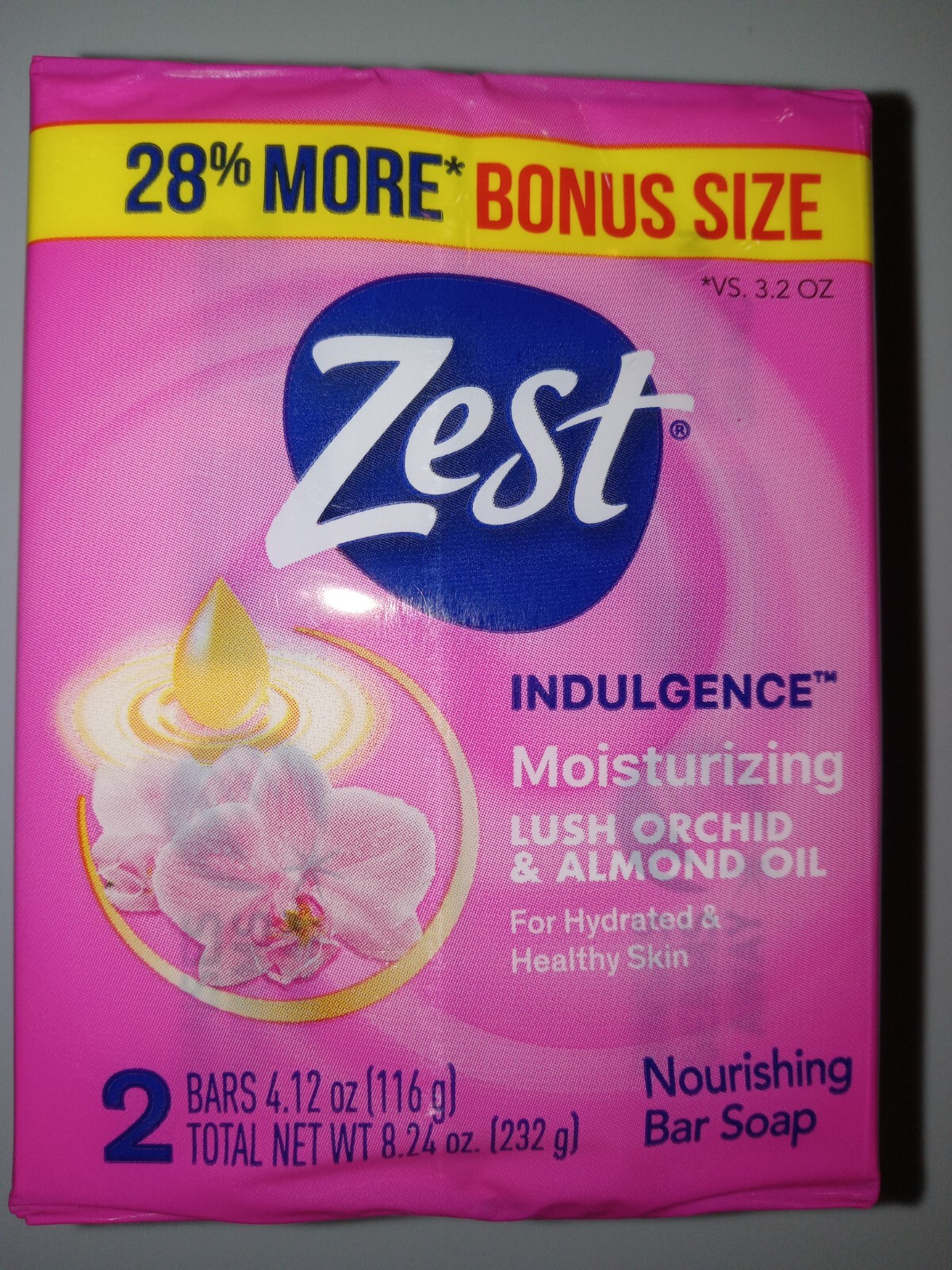 § ZEST (4-BARS) 4.12 Oz 🩷🫧 ●INDULGENCE●🫧 Moisturizing Lush Orchid/Almond Oil.
