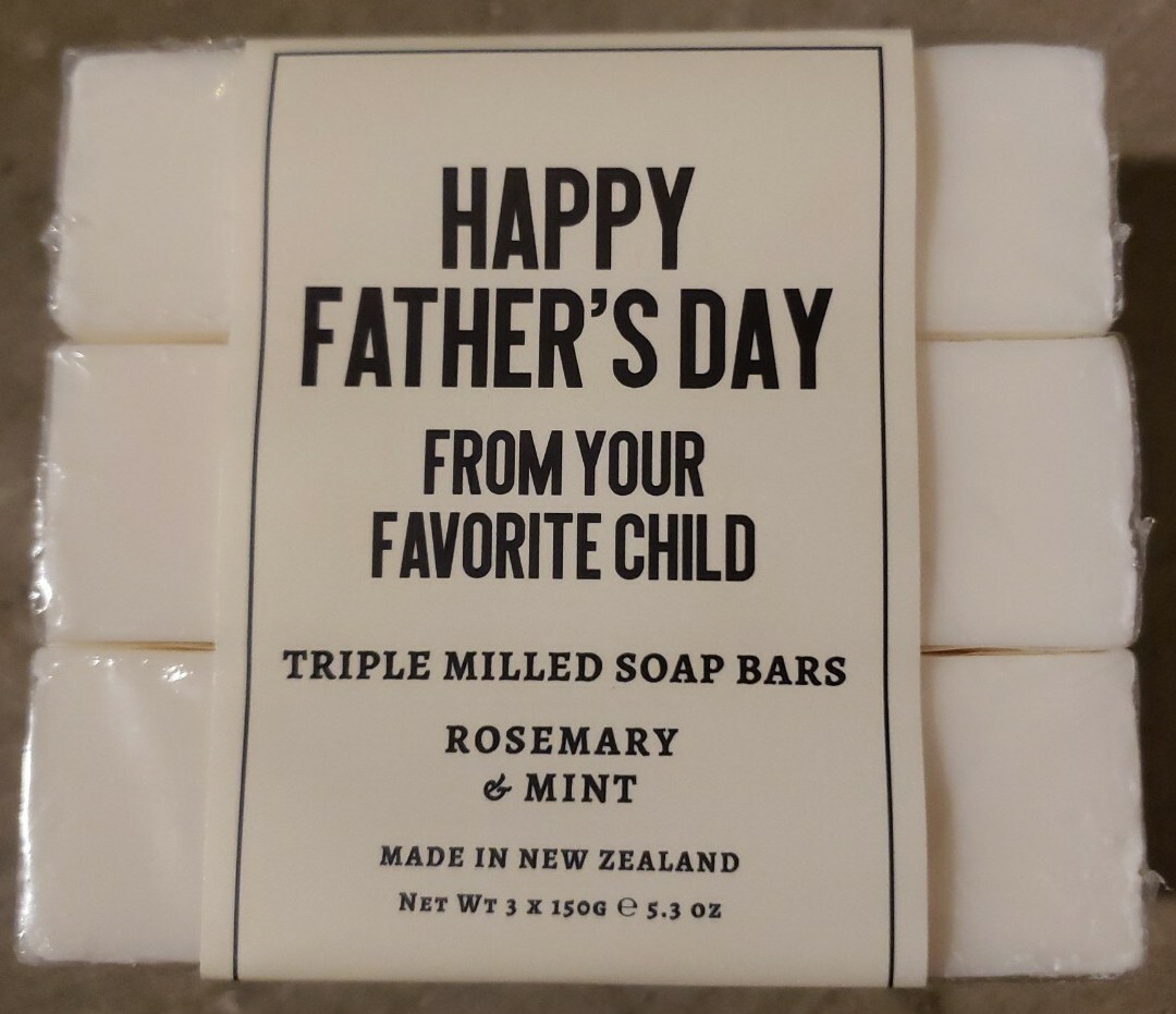EADIE & WALLACE Triple Milled Soap Rosemary Mint 15.9 oz. Father’s Day New Zeala