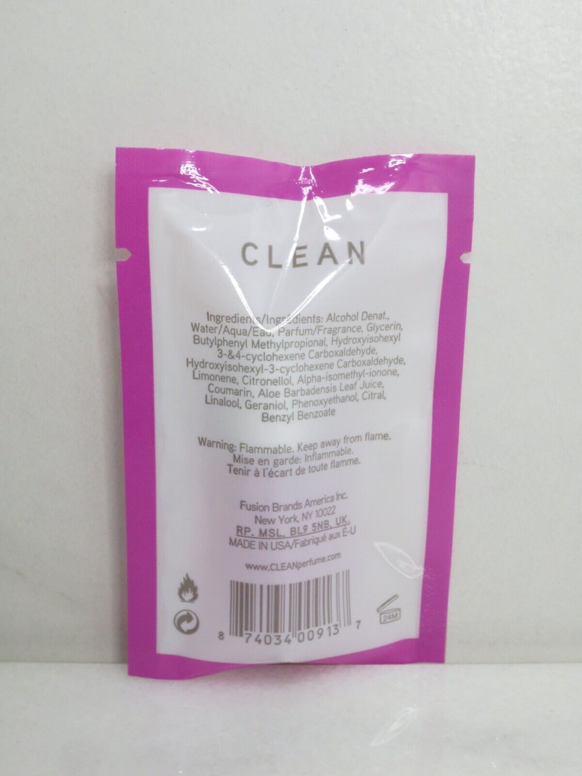 CLEAN SKIN & VANILLA EAU FRAICHE 0.17 OZ – LOT OF 4