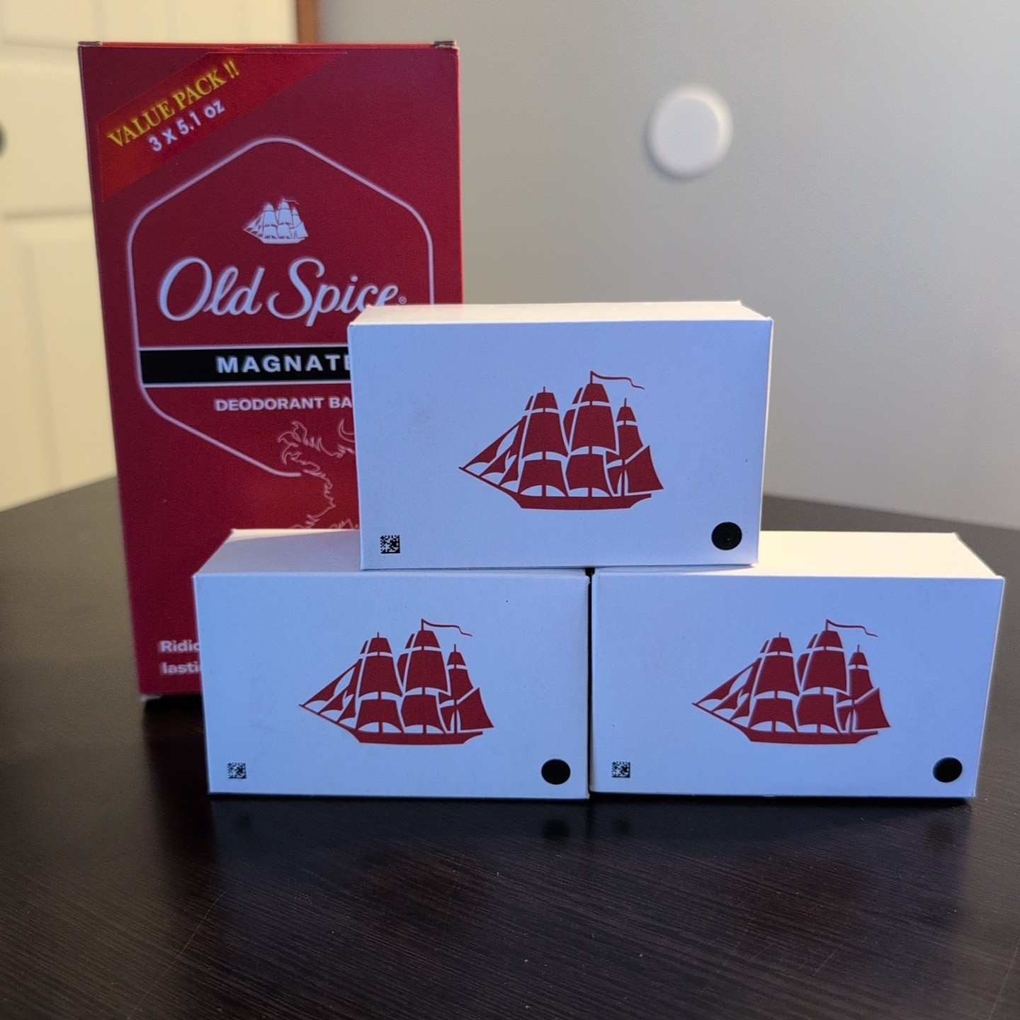 Old Spice Magnate Bar Soap 3 Deodorant Bars 5.1 oz Each Bar Long Lasting Scent