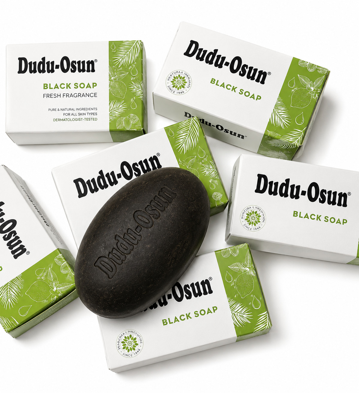 The Roots Naturelle DUDU OSUN BLACK SOAP 6PACK | FRESH FRAGRANCE