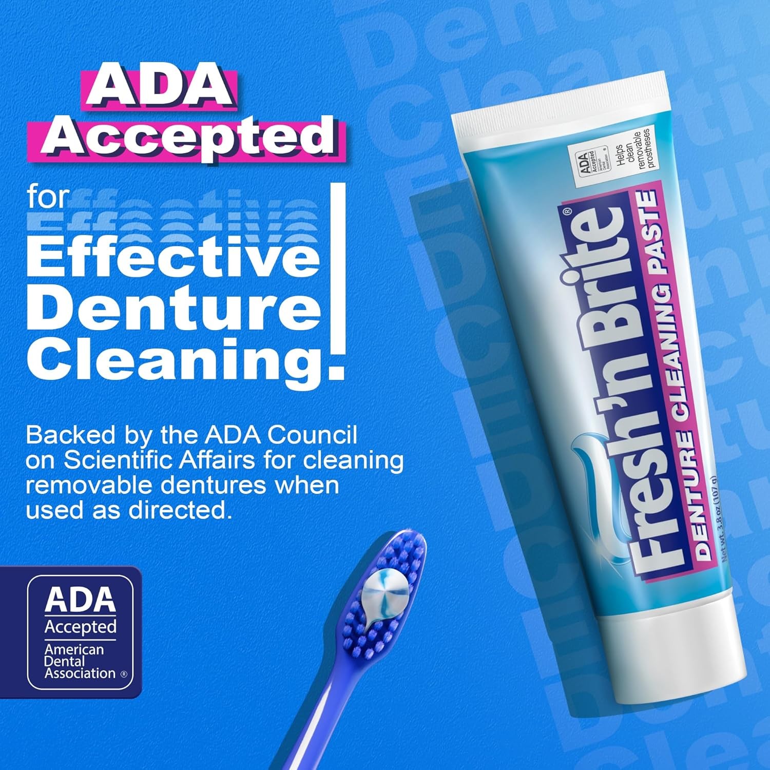 Fresh ‘N Brite Denture Cleaning Paste, 3.80 Ounce