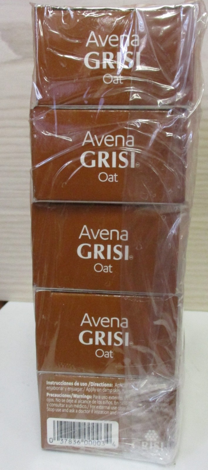 Grisi Oat Balancing 3 Bar Soap Pack. Natural Cleanser &. Anti Acne. 3.5 oz.