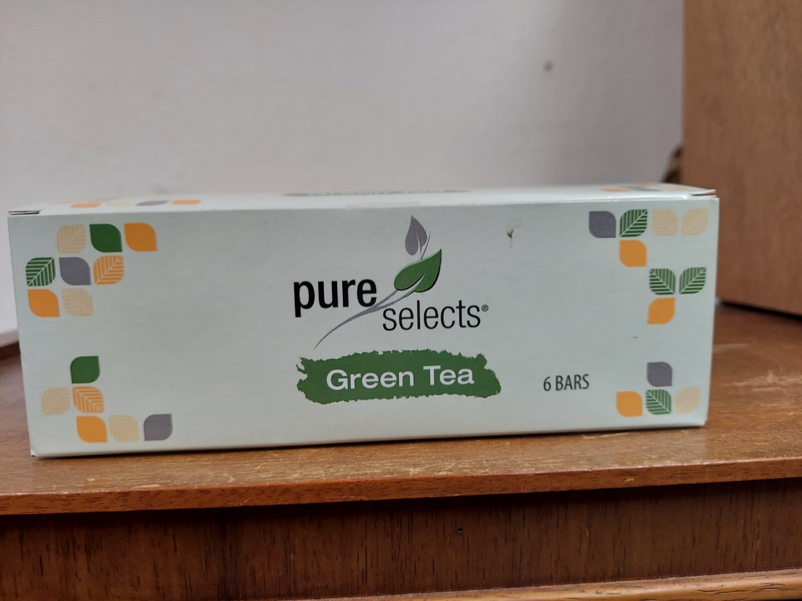 Pure Selects Green Tea Platinum Luxury Bar Soap Six (6) 3 oz Bars New NRFB