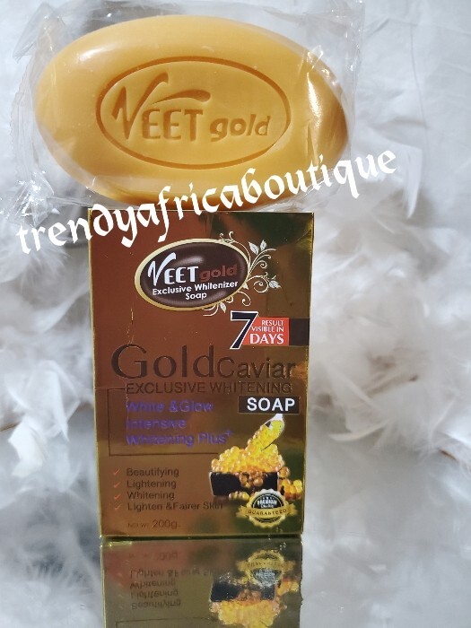Veetgold Exclusive Goldcalviar White & Glow Soap 200g X 1. All Skin Types