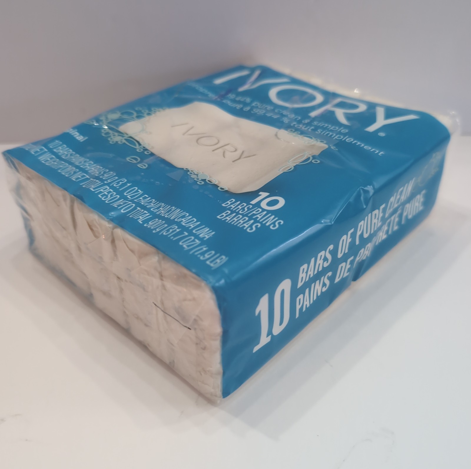 Ivory Bar Soap. 99.44% Pure Mild Body Cleanser Original Scent. 4 oz 10 Soaps VTG