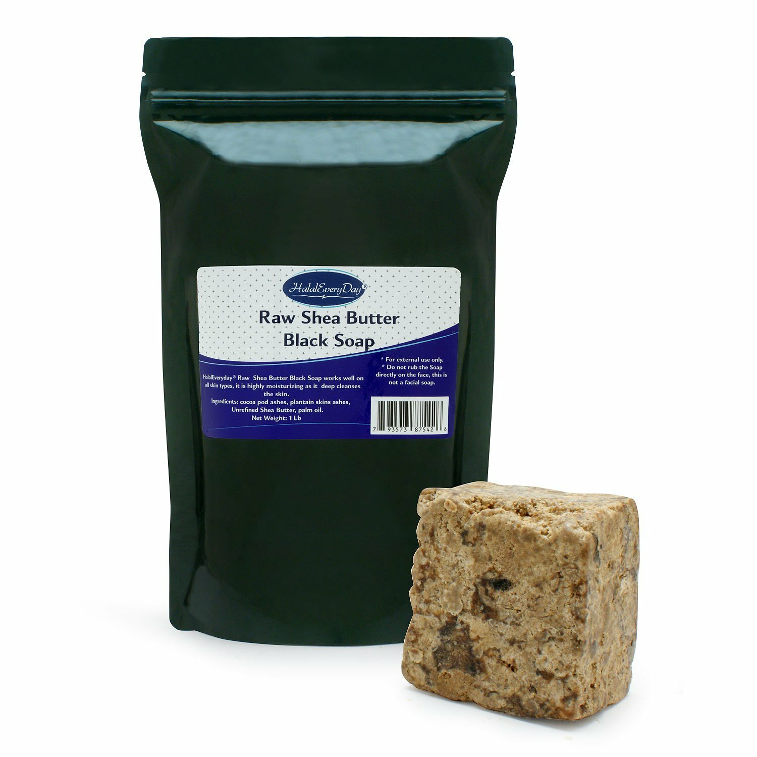 Raw African Black Soap + SHEA BUTTER Organic Unrefined 100% Pure Natural Ghana