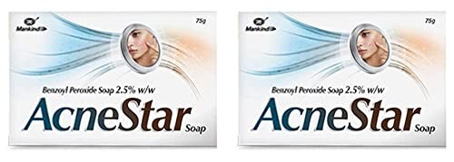 Mankind Acne Star Soap 75 gm Pack of 5