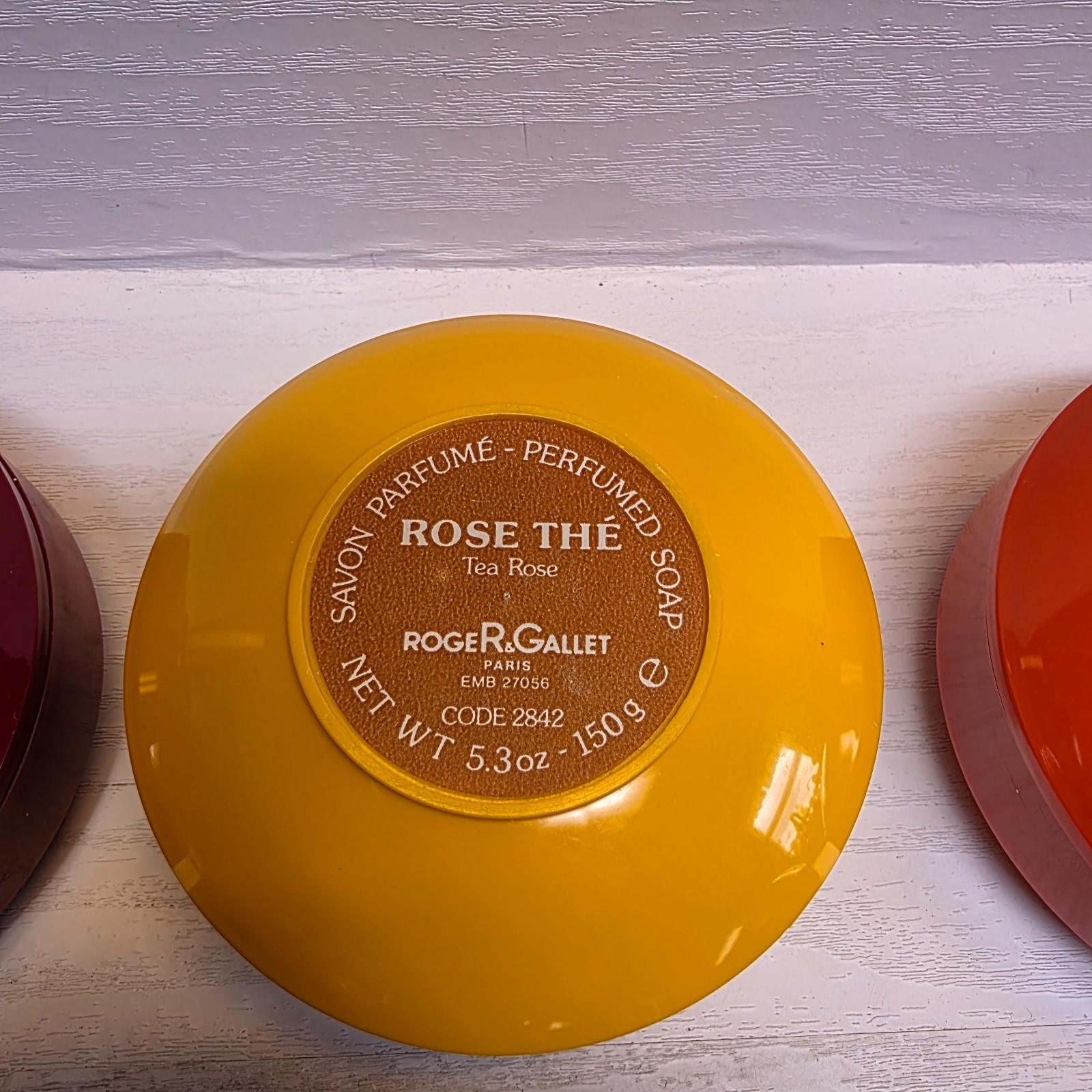 Vintage Roger & Gallet Paris Perfumed Soap Lot 5.3oz w/Case 6 Soaps