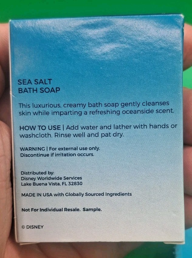 Lot of 4 Disney Resorts H2O+ Beauty Sea Salt/Blushing Orange Bar Soap Travelsize