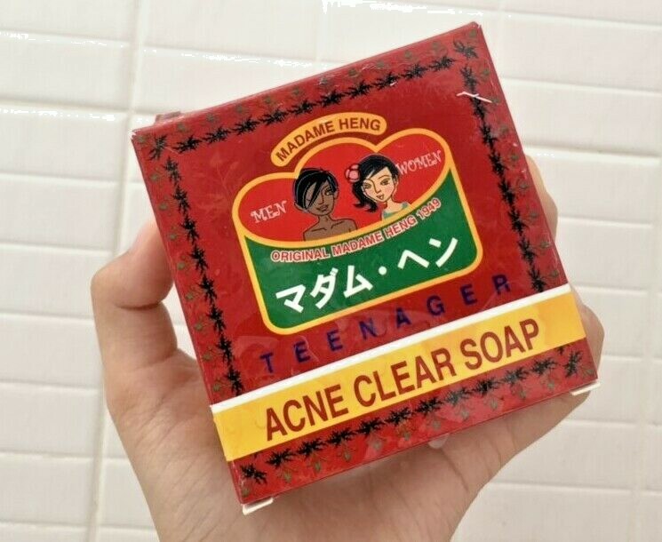 6X 150g Acne Clear Soap Original Madame Heng Facial Body Cleaning Anti Pimples