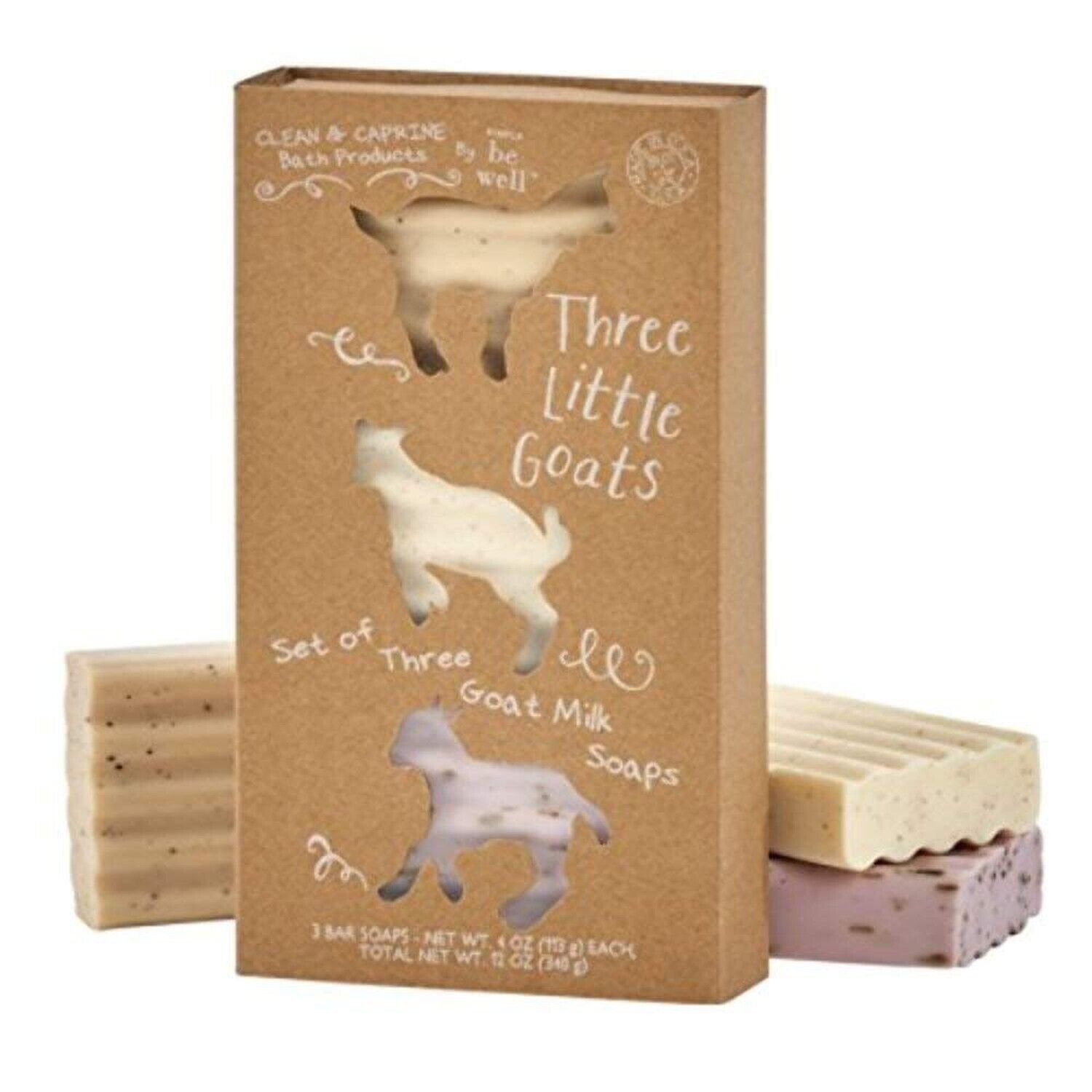 San Francisco Soap Company Simply Be Well Three Little Goats Goat Milk Soap G…