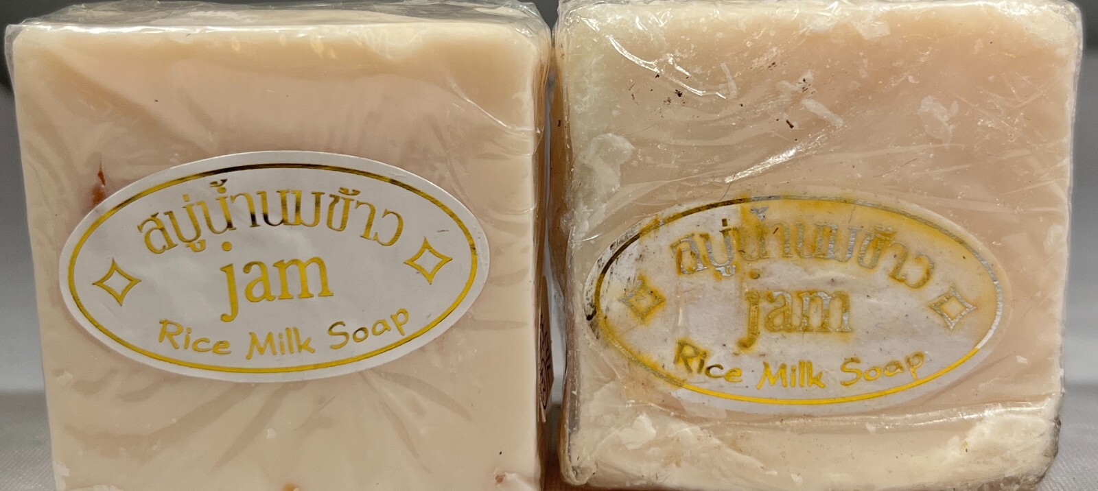 (4 PACK) Jam Thai Rice Milk Collagen Soap, 60g – DAMAGED PACKAGING