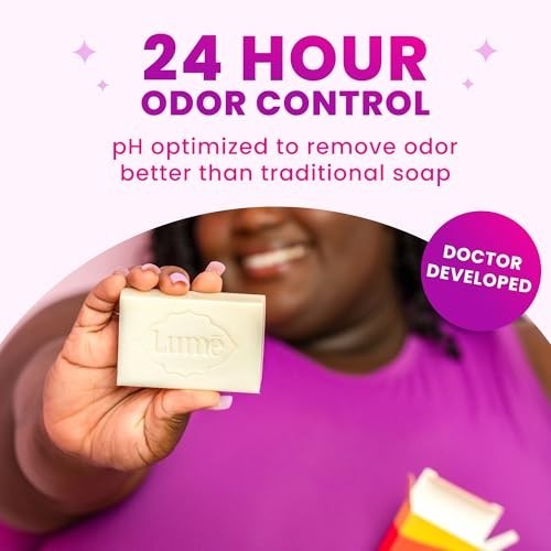 24-Hour Odor Control Body Cleansing Bar – Moisturizing, SLS & Paraben-Free – 5oz