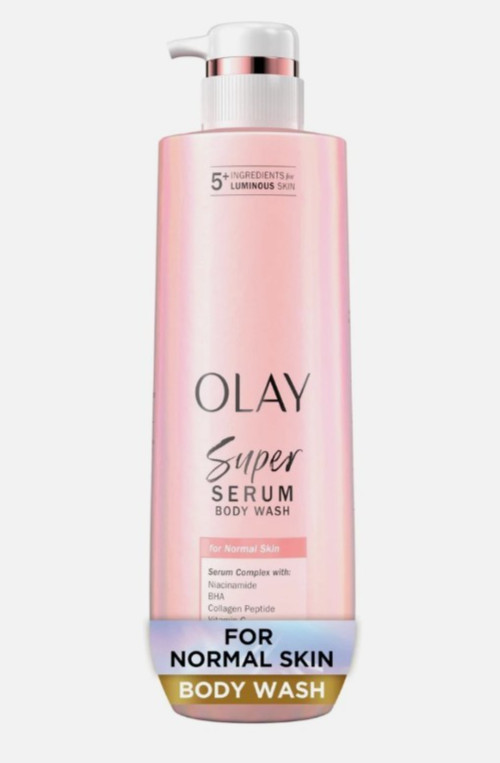 Olay Super Serum Body Wash 18.5 Fl Oz Hydrates Firms Brightens With Vitamin C