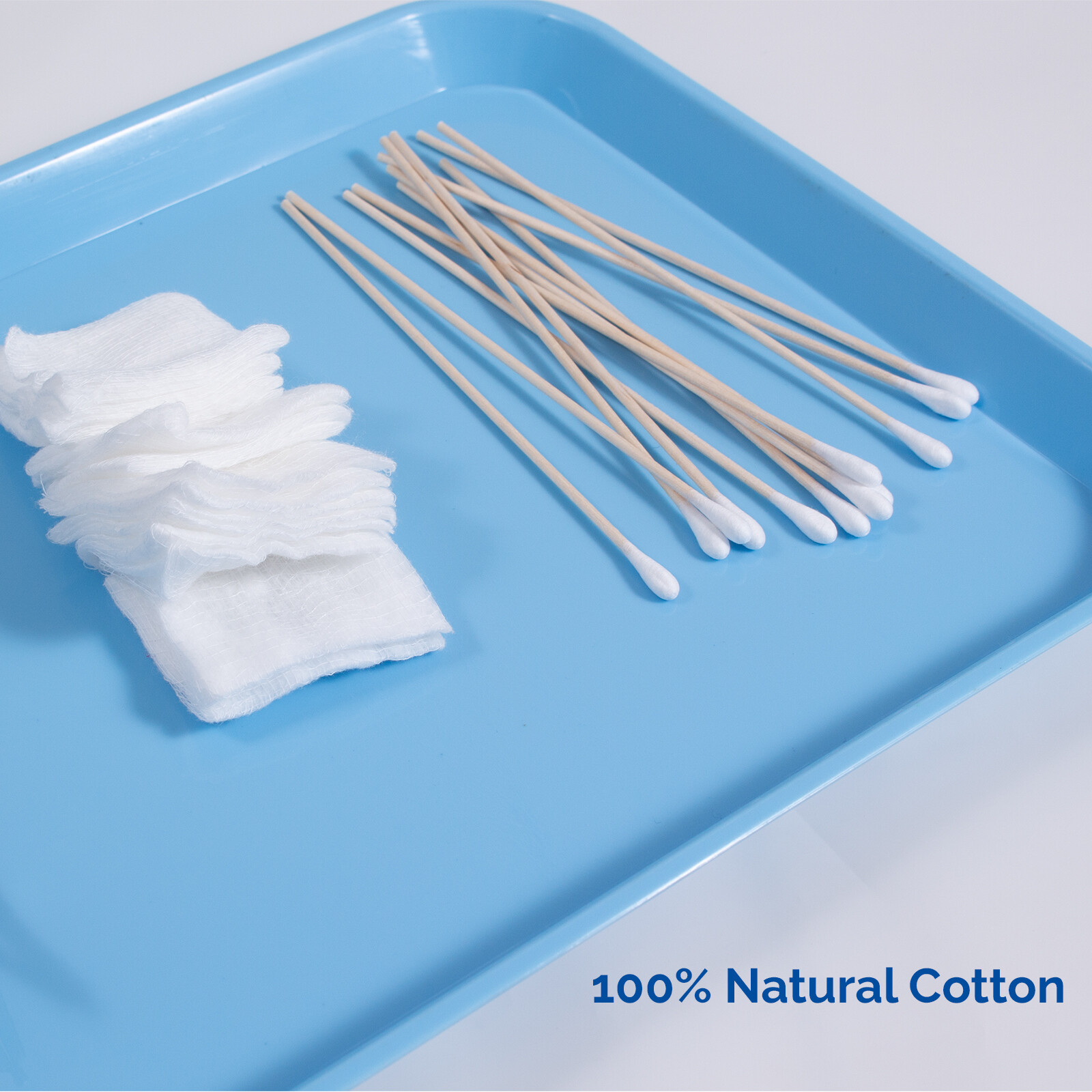 500pcs Wooden Sticks Cotton Swabs Pointed Swab Applicator 6″ Applicator