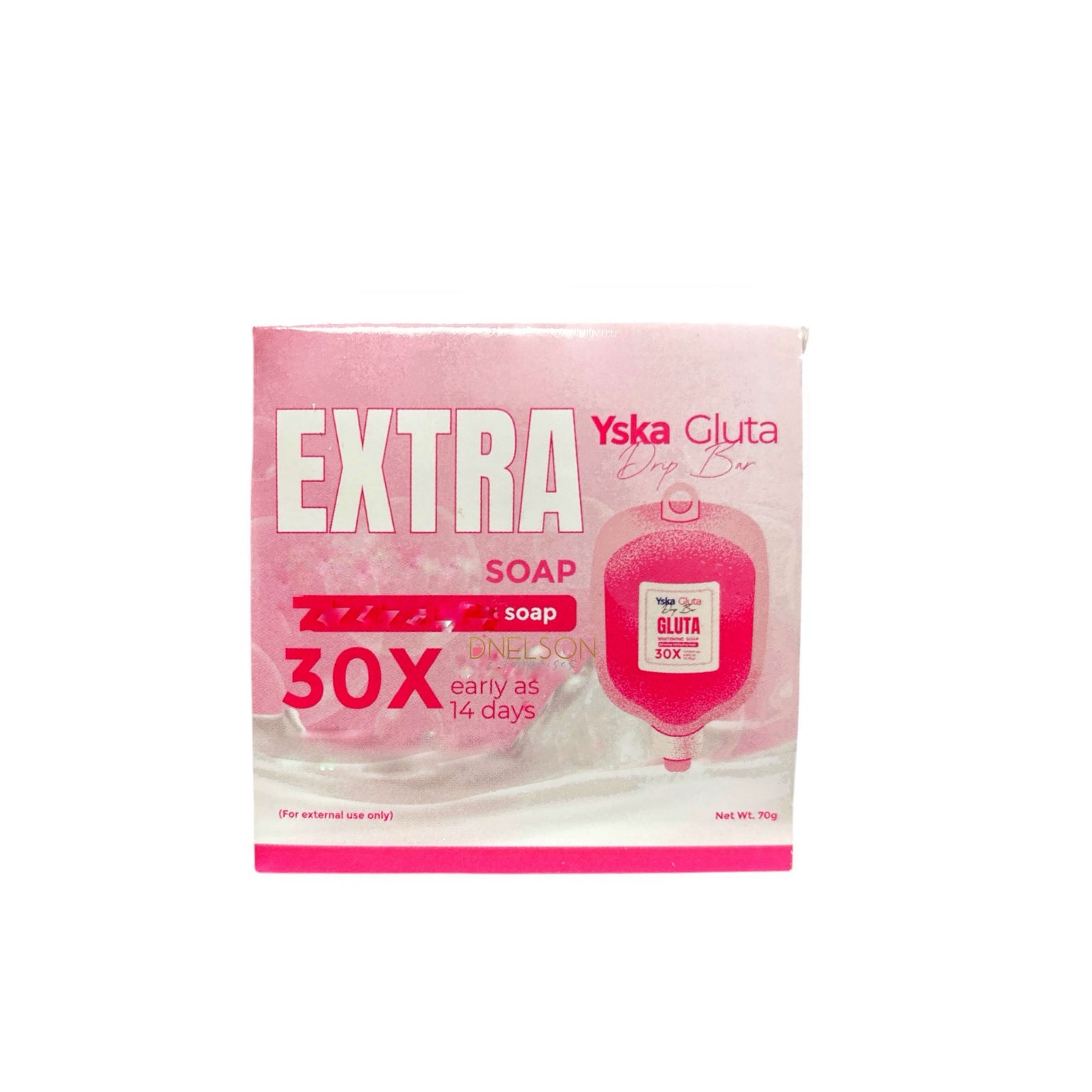 Yska Gluta Drip Radiance Soap 2 Bars Exfoliating Moisture Boosting 70g