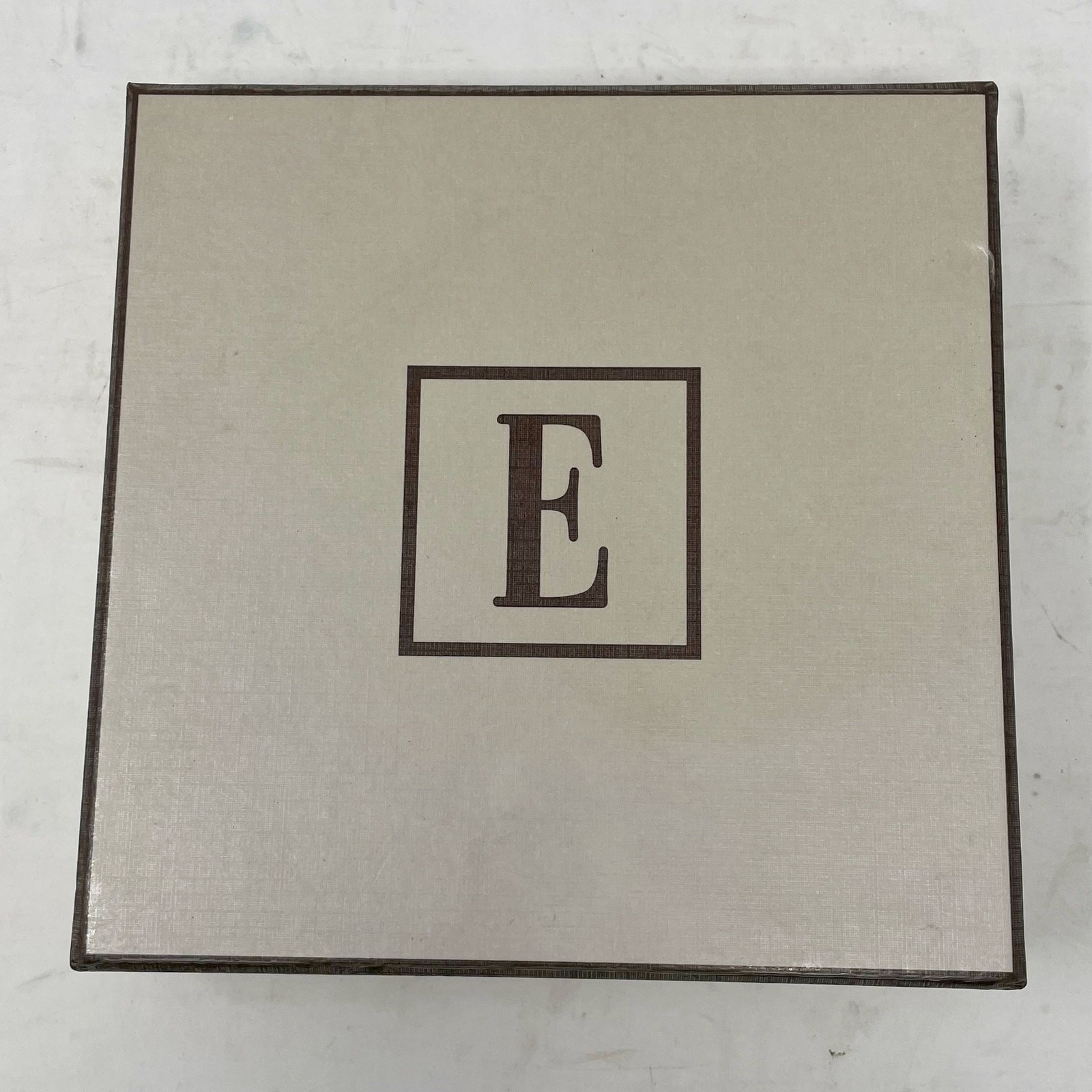 NEW Mud Pie Four Bars Triple Milled Soap Spring Rain “E” 3.5 oz Each Monogram