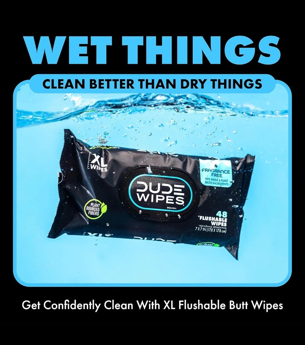 Moisturizing Flushable Wipes – Aloe & Vitamin-E