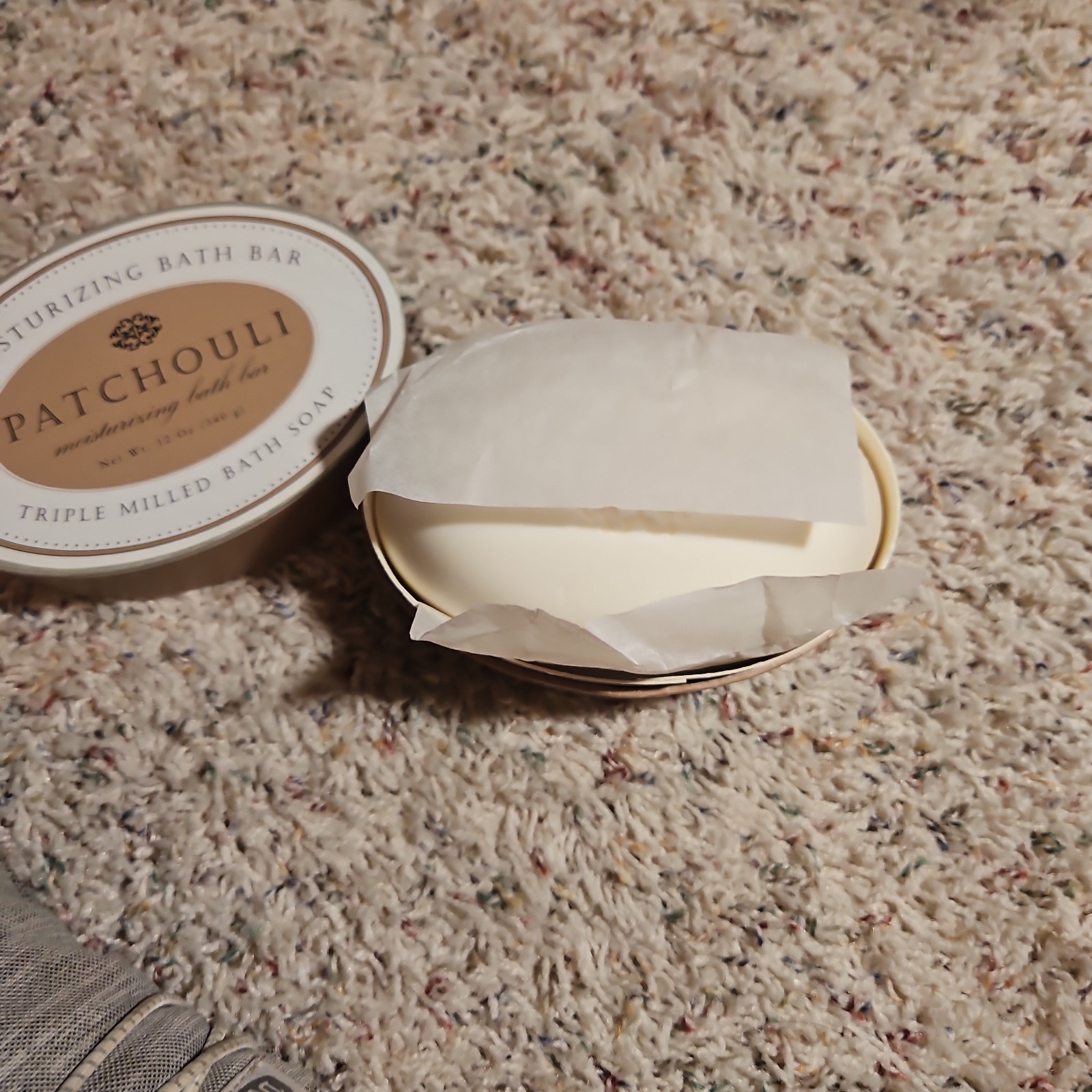Moisturizing Bath Bar “Parchouli” Triple Milled Bath Soup 12oz