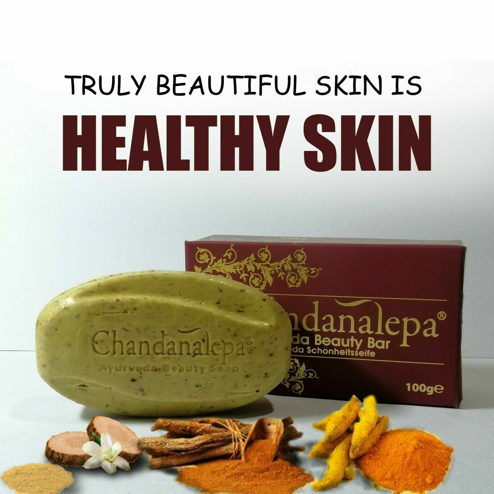 Beauty Soap CHANDANALEPA Beauty AllNatural Herbal Extracts Healthy Glowing skin